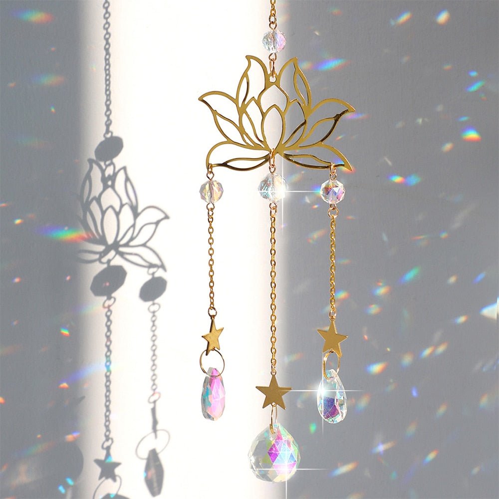 Avelena | Chakra Kristall Lotus Sonnensammler