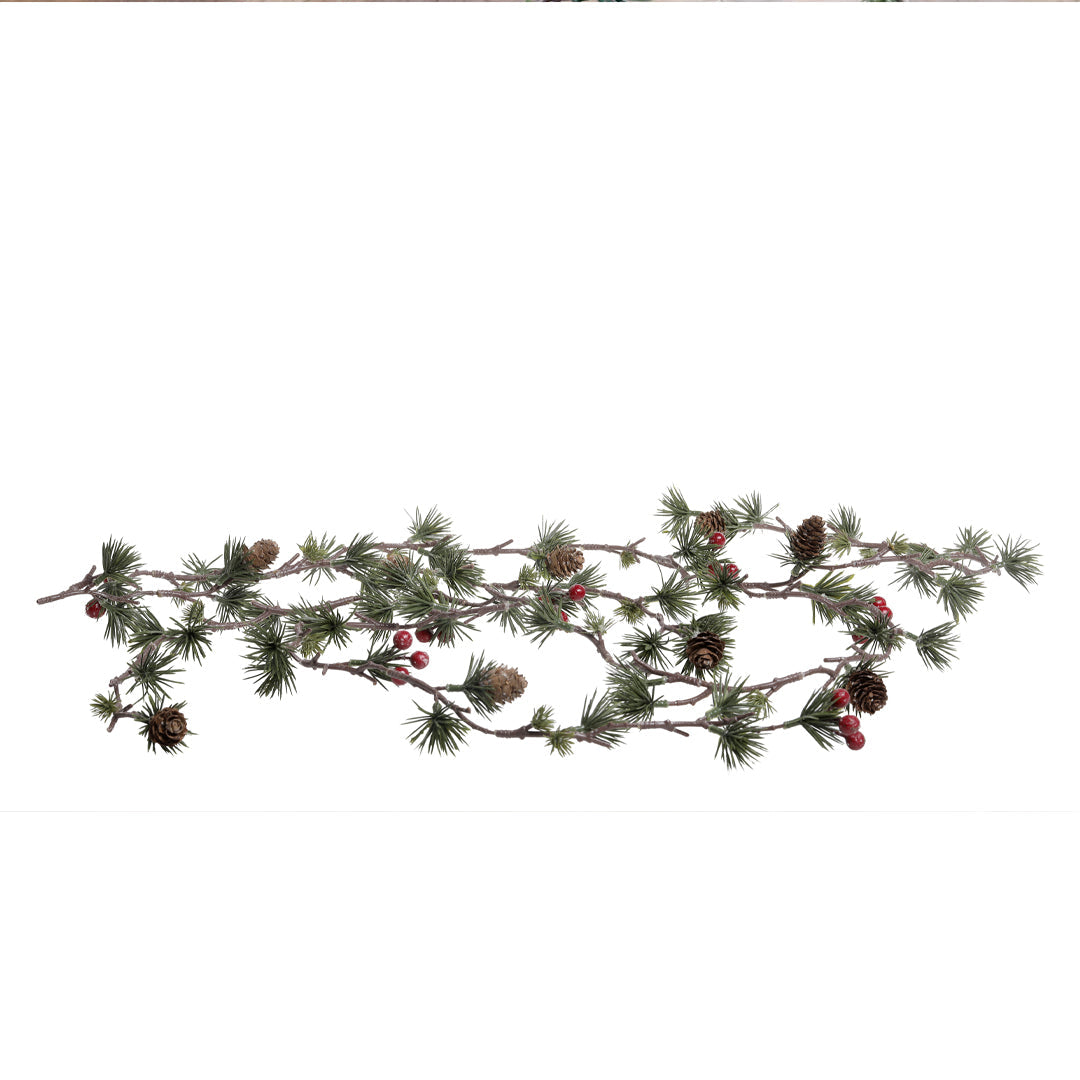 Avelena | Chic Antique – Fleur Zedernbaumranke mit Beeren, L160 cm, Natur