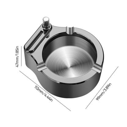 Avelena | Retro Metall-Aschenbecher, Zigarettenanzünder