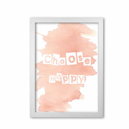 Avelena | Wähle Happy Peach Aquarell Moderne Druck