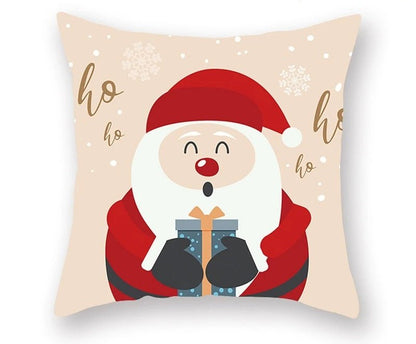 Avelena | Weihnachtskissenbezug – Festliches Santa- und Elchdesign für Weihnachtsdekoration & Perfektes Neujahrsgeschenk