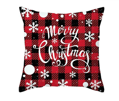 Avelena | Weihnachtskissenbezug – Festliches Santa- und Elchdesign für Weihnachtsdekoration & Perfektes Neujahrsgeschenk