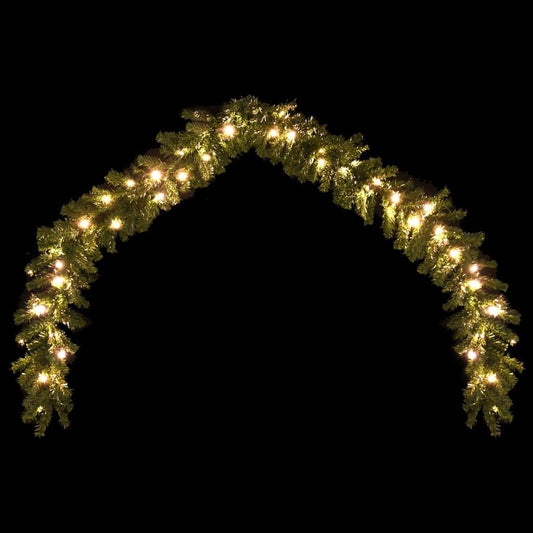 Avelena | Weihnachtsgirlande mit LED-Lichtern – 10m Funkelnde Feiertagsdekoration, um Ihr Zuhause und Außenbereiche zu verzaubern