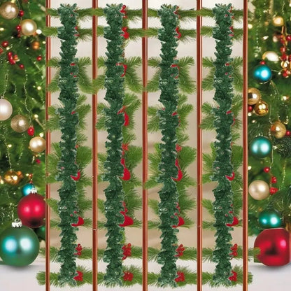 Avelena | Weihnachtsgirlande mit LED-Lichtern – 10m Funkelnde Feiertagsdekoration, um Ihr Zuhause und Außenbereiche zu verzaubern