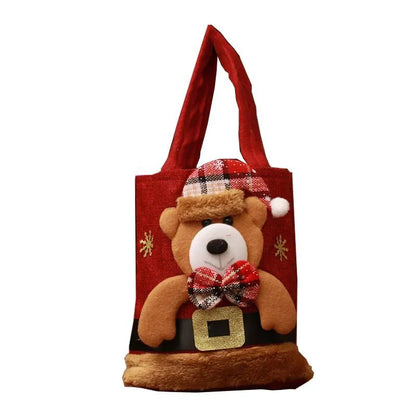 Avelena | Weihnachtsgeschenktüten-Set – Niedliche Designs von Weihnachtsmann, Schneemann und Rentier! Perfekt für Kinderleckereien und Feiertagsüberraschungen