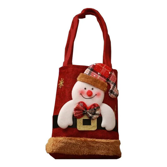 Avelena | Weihnachtsgeschenktüten-Set – Niedliche Designs von Weihnachtsmann, Schneemann und Rentier! Perfekt für Kinderleckereien und Feiertagsüberraschungen