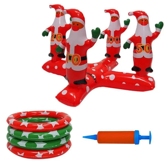 Avelena | Weihnachtsaufblasbares Ärmelringspielzeug – Spaßiges und kreatives Wurfspielzeug für Weihnachtsfeiern für Kinder und Gruppentreffen