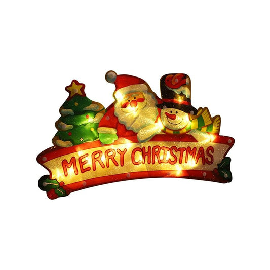 Avelena | Weihnachtsfensterhängelichter - Batteriebetriebene erleuchtete Weihnachtsdekorationen