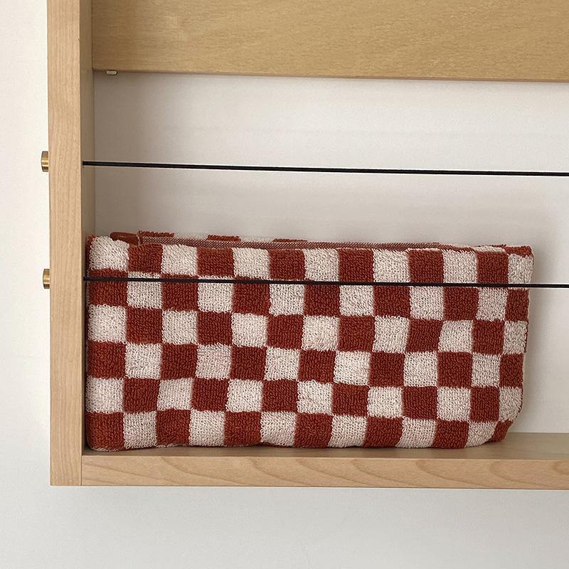 Avelena | Klassische Schachbrett-Handtuchkollektion