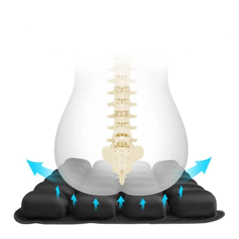 Avelena | Cloudseat Pro – Aufblasbares Sitzkissen für Reise- und Bürositzkomfort