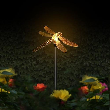 Avelena | Solar-LED-Gartenleuchten „Bunte Fliegen“