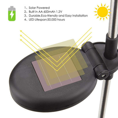 Avelena | Solar-LED-Gartenleuchten „Bunte Fliegen“