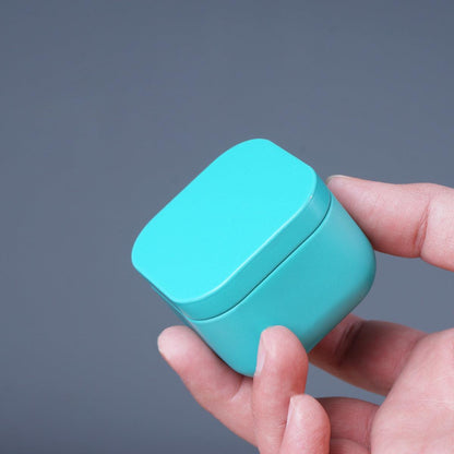 Avelena | Bunte Aufbewahrungsbox | Kleiner Metall Tee-, Bonbon-, Pillenbehälter