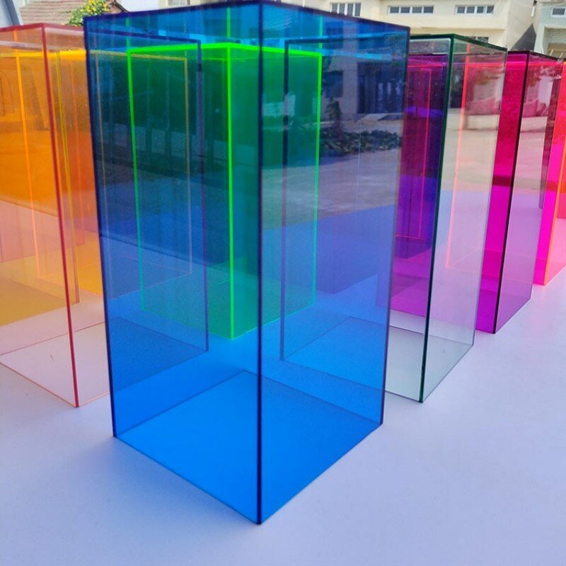 Avelena | Bunte Acryl Aufbewahrungsbox - Transparente Display Box