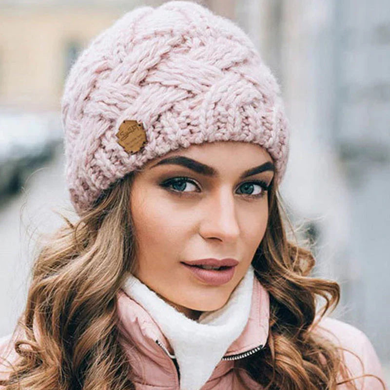 Avelena | Bequeme Strickmütze – Weicher Wollmix Winterbeanie
