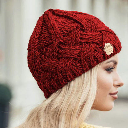 Avelena | Bequeme Strickmütze – Weicher Wollmix Winterbeanie