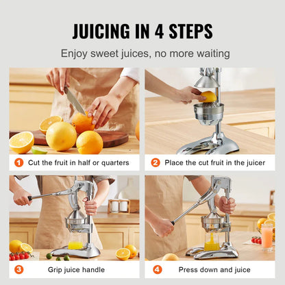 Avelena | Commercial Citrus Juice Press Edelstahl Manuelle Citrus Saftpresse