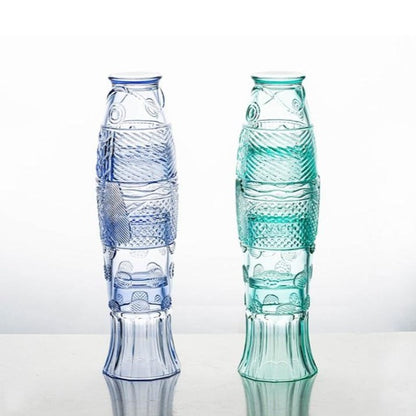 Avelena | Farbiges Glasbecher-Set in Koi-Fischform - Schlussverkauf