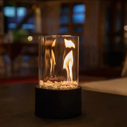 Avelena | CosyFlame – Rauchfreier Tischkamin mit echtem Feuer und skandinavischem Design