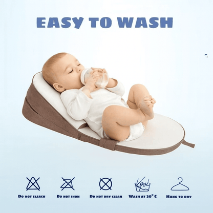 Avelena | CozyCradle Kissen – Seitenlagerungsstütze mit Anti-Reflux-Neigung für Neugeborene