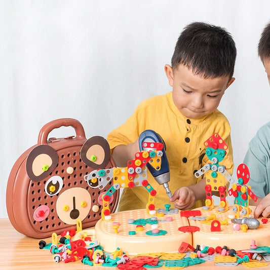 Avelena | Kids Wooden Construction Toy Set