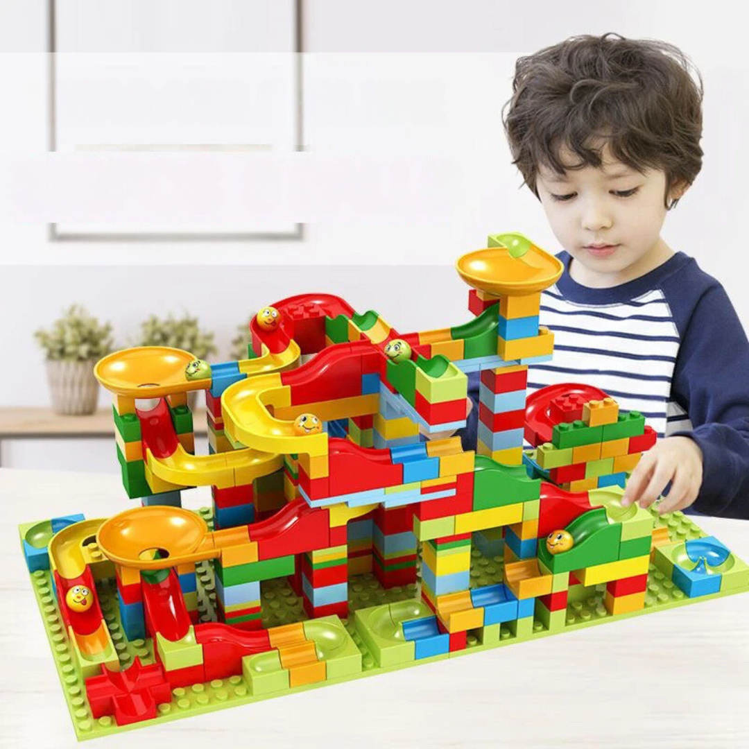 Avelena | Educational Marble Run Building Block Set