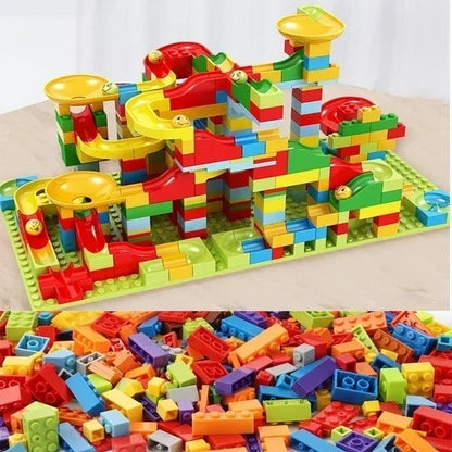 Avelena | Educational Marble Run Building Block Set