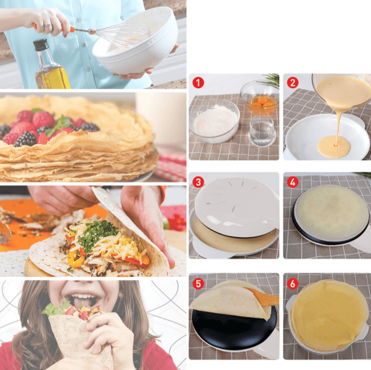 Avelena | Elektrischer Crêpe Maker Zum Kochen
