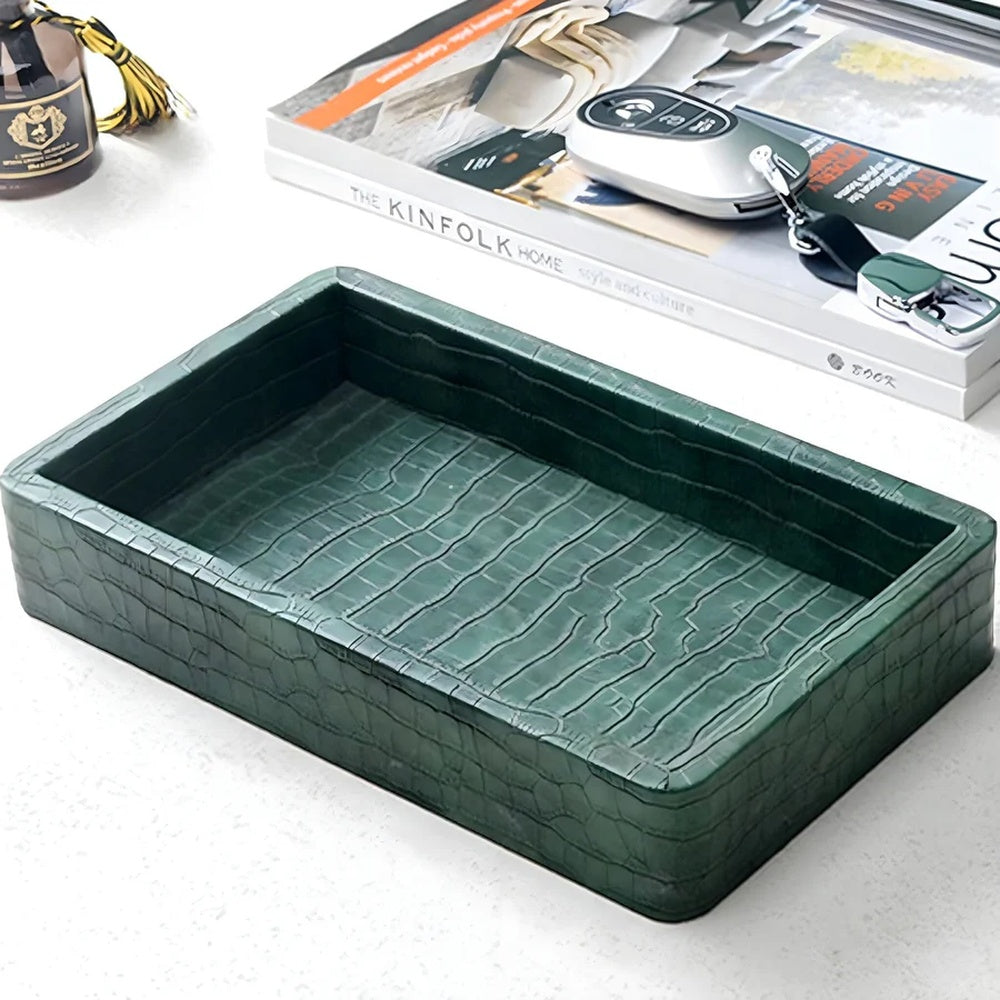 Avelena | Croc Luxe Organizer Tray Box