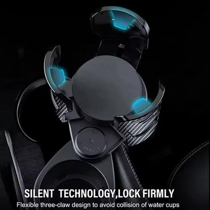 Avelena | Cupswivel – Doppelt drehender Auto-Becherhalter für Getränke & einfachen Zugriff