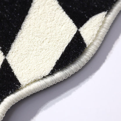 Avelena | Curvy Checker Mini Getufteter Teppich