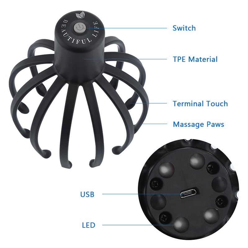 Avelena | Octopus Kopf-Massagegerät