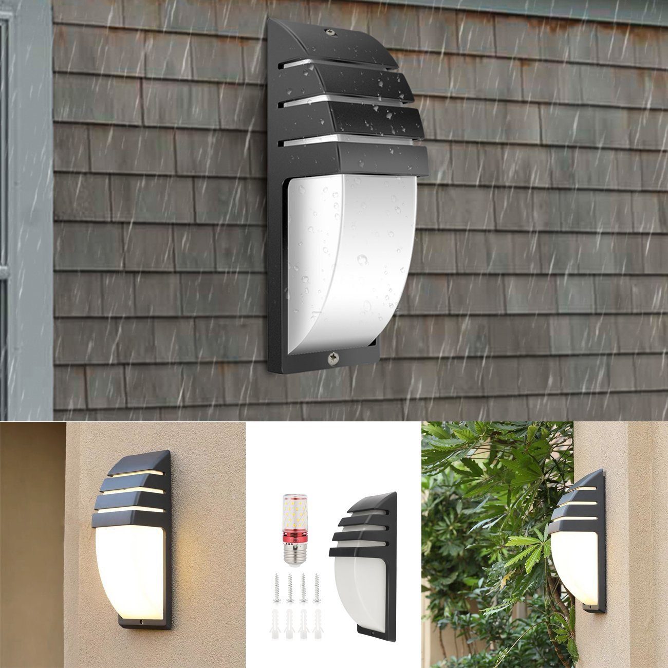 Avelena | LED Außenwandleuchte mit Bewegungsmelder