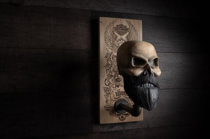 Avelena | Bearded Skull – Adler Schädel & Kreuz