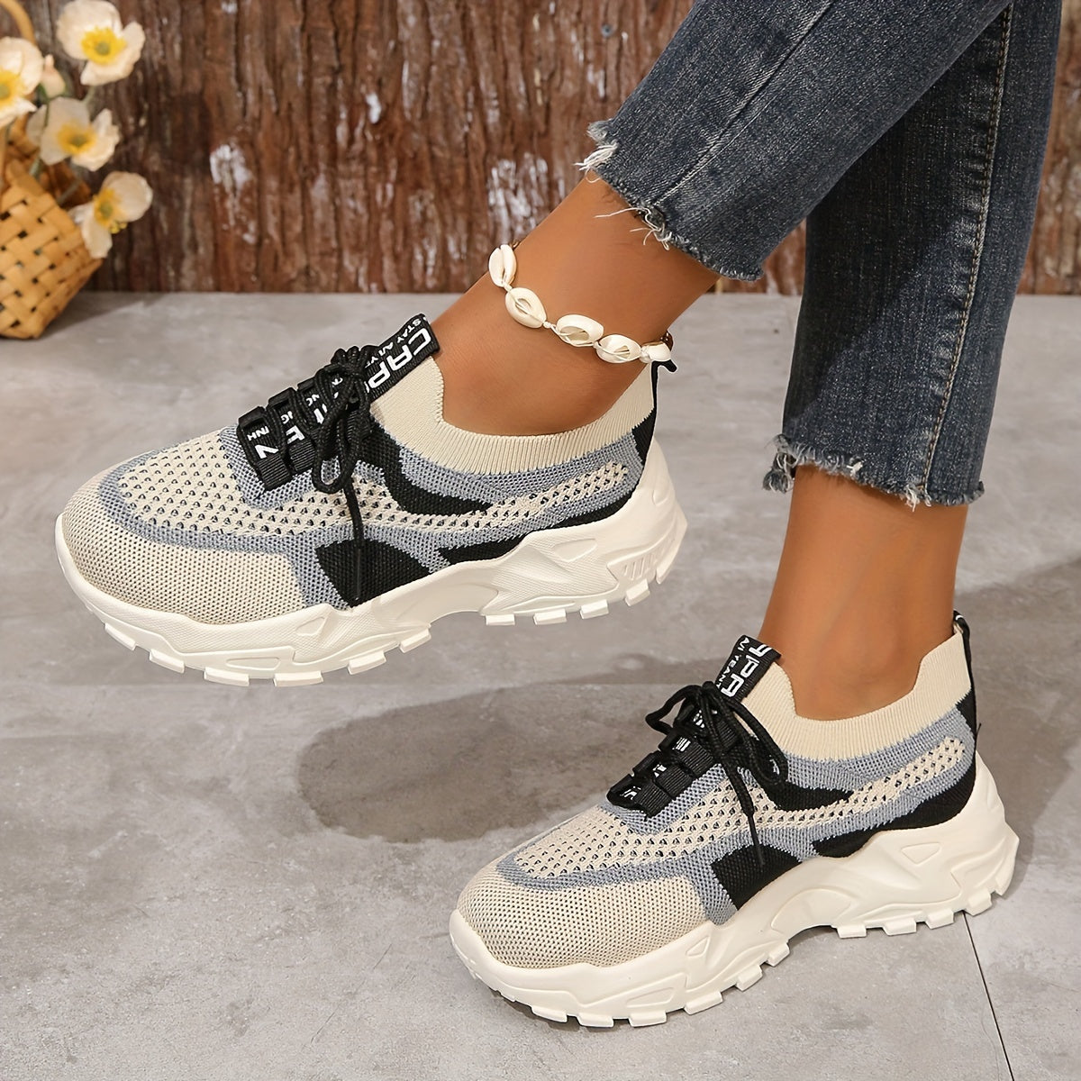 Avelena - Plateau Sneakers für Damen