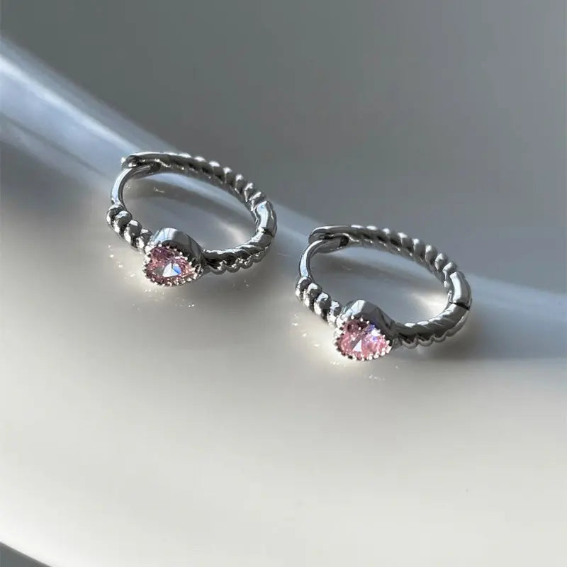 Avelena | 925 Silber Lava Stud Ohrringe: Ausdrucksvolle Persönlichkeit Schmuck