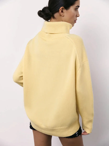 Avelena | Modischer, Weit Geschnittener Pullover für Frauen