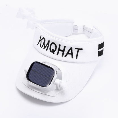 Avelena | Sonnenblendenhut mit solarbetriebenem Ventilator, für Camping, Wandern