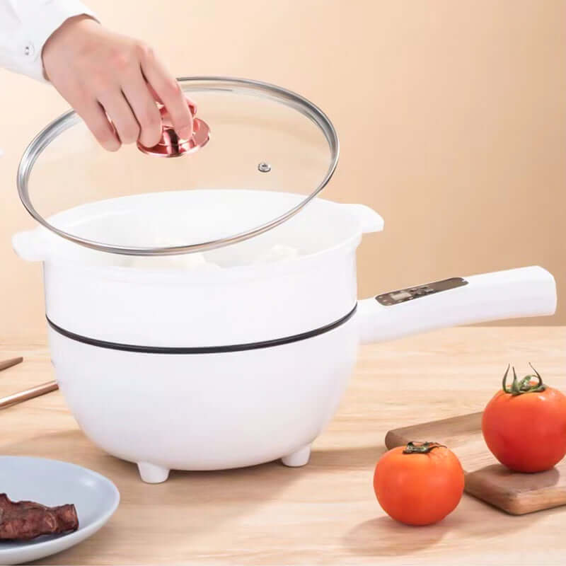 Avelena | Elektrische Bratpfanne mit Dampfgarer 3L