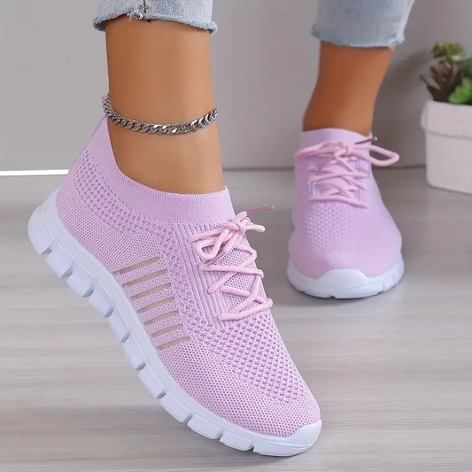 Avelena | Atmungsaktive Schnürsenkel Lauftrainer Turnschuhe