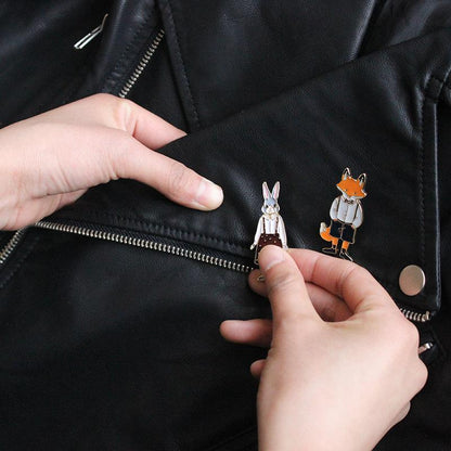 Avelena | Dapper Animals Pin Set - 6-Teiliges Set