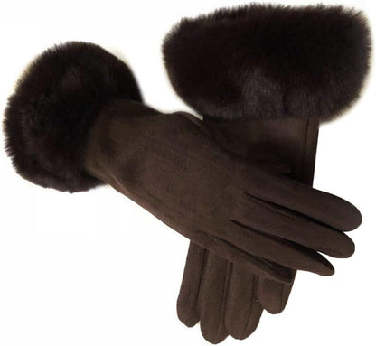 Avelena | Nikki Suede Handschuhe Klassisch & Stilvoll