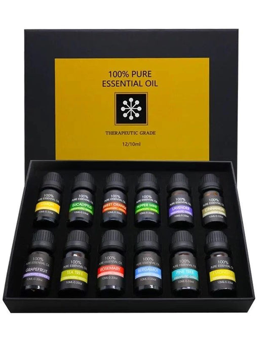 Avelena | Set Of 12 Pure Essential Oils Gift Set