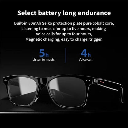 Avelena | Super Black TechnologySmart Wireless Kopfhörer Sonnenbrillen