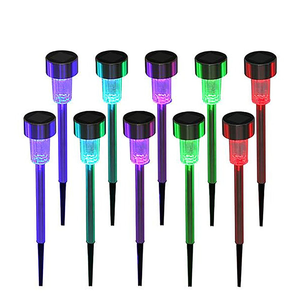 Avelena | Edelstahl Außen-Solarlichter Für Den Gehweg - Wasserdicht, Led Landschaftsbeleuchtung Solarbetriebene Lichter Solar Gartenlichter Für Gehwege Patio Garten