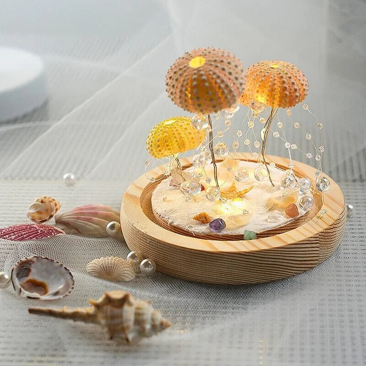 Avelena | LumiCraft – Einzigartige DIY Tischlampe mit natürlicher Urmuschel für eine stimmungsvolle Einrichtung