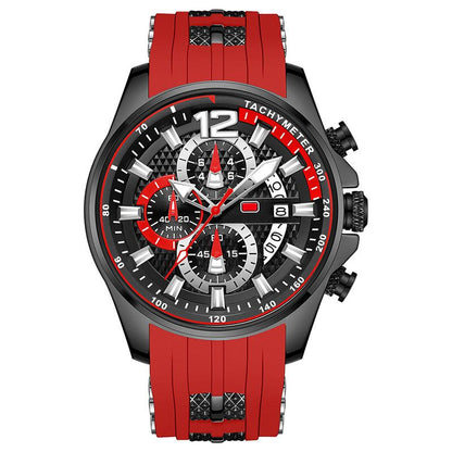 Avelena | Wasserdichte Motorsport-Uhr für Männer mit leuchtend