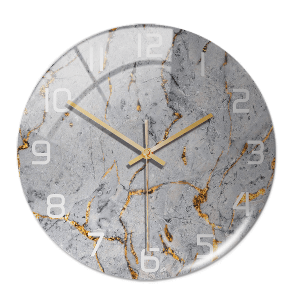 Avelena | Elegante Wanduhr mit Marmor-Optik 30cm