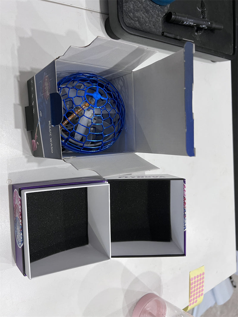 Avelena | Flynova Pro Flying Ball Spinner Spielzeug Handgesteuerter Drohnenhubschrauber 360 Grad rotierendes Mini-UFO mit leichten Kindergeschenken