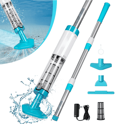Avelena | US-Standard - 3in1 Akku-Ladegerät Leistungsstarker Motor Schwimmbad-Staubsauger